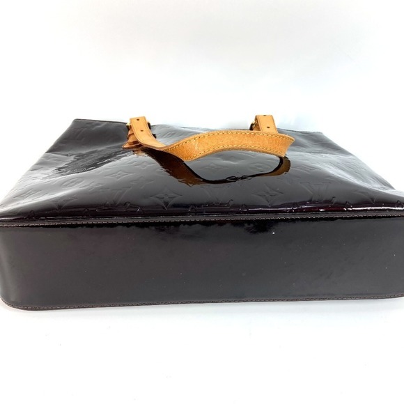 LOUIS VUITTON M91994 Monogram Vernis Brentwood Bag Flap Tote Shoulder Canvas - Picture 5 of 10